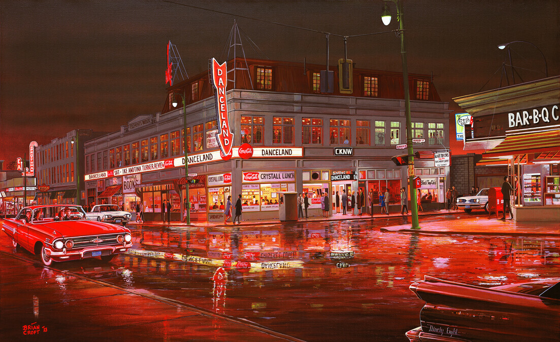 Brian Croft - Vancouver Collection - 349. Danceland, Robson Street - 1963